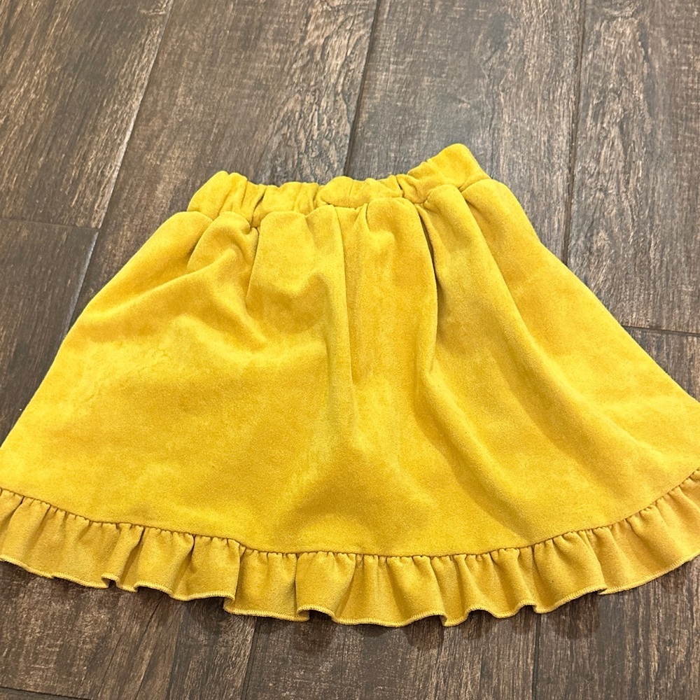 Yellow Ruffle Skort girls 4t - Picture 4 of 4